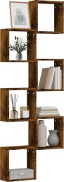 VidaXL Półki ścienne Cube 6 szt. Dąb wędzony 30x15x30 cm
