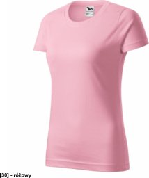 Basic 134 - ADLER - Koszulka damska, 160 g/m2 - różowy 3XL