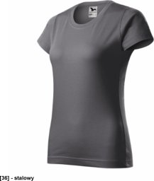 Basic 134 - ADLER - Koszulka damska, 160 g/m2 - stalowy XL
