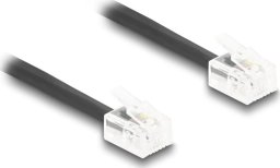DeLOCK 90202 kabel telefoniczny 2 m Czarny