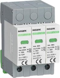 Ogranicznik przep NOARK, SPD Ex9UEP Noark 1500DC/typ T1+ T2/625kA/3 moduły szer