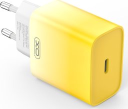 Ładowarka sieciowa XO CE18, USB-C, PD30W (zółta)