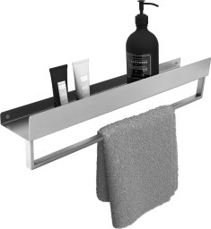 Rea Półka łazienkowa wannowa SF01 45cm stal szczotkowana