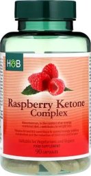 Holland & Barrett - Ketony malinowe, Raspberry Ketone Complex, 90 Kapsułek