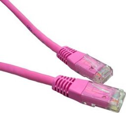 LOGON FTP Cat5e 5m kabel sieciowy Różowy