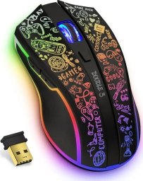 Mysz Connect IT DOODLE 3 czarna (CMO3530DD)