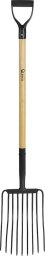 BEST GARDEN Widły – zgrzebło gospodarcze 9-zębne trzon drewniany 135cm (6)