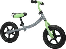 Rowerek biegowy LeanToys Rower Biegowy CORRADO Do Odpychania Czarny Zielony LEAN Toys