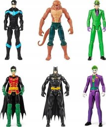 Duży Rinkinys 6w1 DC Comics Duże figurki Batman, Robin, Nightwing, Joker, Człowiek Zagadka, Copperhead 28 cm 3+