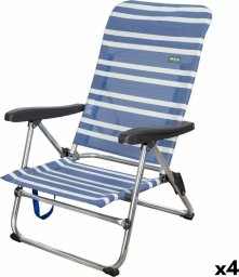 Składanego Krzesła Aktive Mykonos W paski 47 x 85 x 50 cm (4 Sztuk)