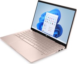 HP Pavilion x360 2-in-1 Laptop 14-ek2000ny - i5-120U, 16GB, 512GB SSD, 14" FHD 300-nit Touch, 5MP cam, FPR, US backlit keyboard, 43Wh, Pale Rose Gold, Win 11 Home, 1 years