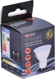 Solight WZ318A, 7 W, 50 W, GU10, 500 lm, 35000 h, Warm white