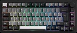 AKKO MonsGeek M1 V5 VIA Black & Silver Keyboard ISO-DE/UK/Nordic layout Creamy Purple Switch