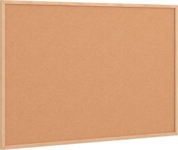 Tablica korkowa z ramą z litego drewna sosnowego 80x55 cm