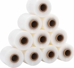 Folie stretch 10 szt. Przezroczyste 23 m 10 cm x 300 m