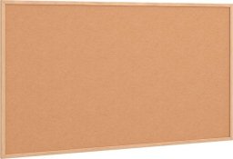 Tablica korkowa z ramą z litego drewna sosnowego 100x55 cm