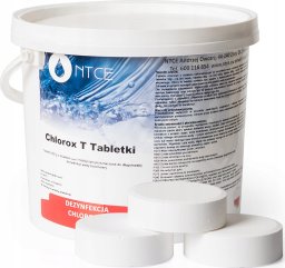 NTCE - chlor do basenu multi tabletki 3kg 150 x 20G chlorox białe