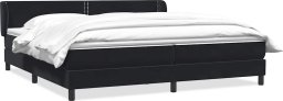 Łóżko typu Box Spring z materacami Czarny 200x220 cm