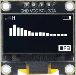 Wyświetlacz OLED 0.96" 128x64 I2C Biały NEW