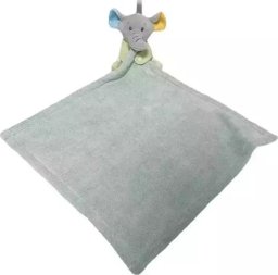Teddykompaniet TULILO - RĘCZNICZEK SŁOŃ SZARY 35X35CM