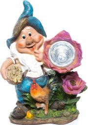 STATUE DWARF AND CHICKEN