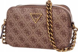 Guess, Dalma, Synthetic Leather, Camera Bag, Textile Crossbody Bag, Bronze, BW7425 VIN35, 20.32 x 7.62 x 13.97 cm, For Women For Women
