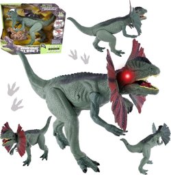 DINOZAUR EFEKTY ŚWIETLNE I DŹWIĘKOWE RUCHOME ELEMENTY INTERAKTYWNY