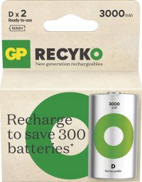 GP Akumulator ReCyko D / R20 3000mAh 2 szt.