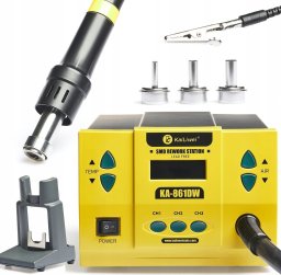 Kailiwei KA-861DW odpowiednik Quick 861DW Stacja Hot Air 1000W 3 dysze