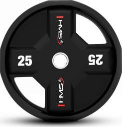 Talerze olimpijskie TPC25 z powłoką CPU HMS 25 kg