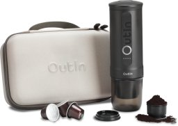 Przenośny ekspres do kawy Outin Nano Bundle (OTEM-01-SG-Bag) 100 W szary