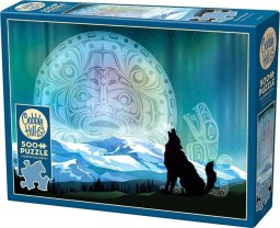 Puzzle 500 Samotny wilk G3
