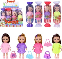 Lalka dziewczynka w cukierku 16cm