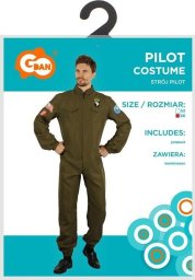 Strój dla dorosłych Pilot kombinezon rozm.56