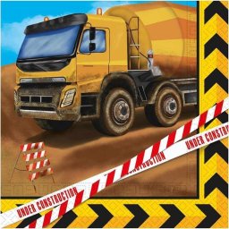 GoDan Serwetki papierowe Construction 33x33cm 20szt