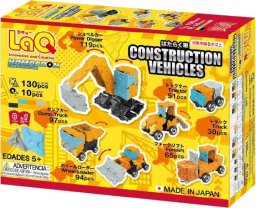 Klocki edukacyjne LaQ Construction Vehicles