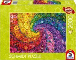 Puzzle PQ 2000 Kolorowy wir kwiatów i motyli G3