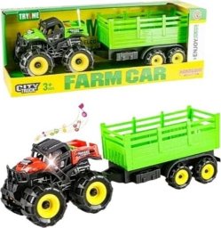 Quad z przyczepą ze światłem i dźwiękiem 34cm mix