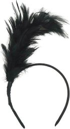 Opaska karnawałowa z piórami