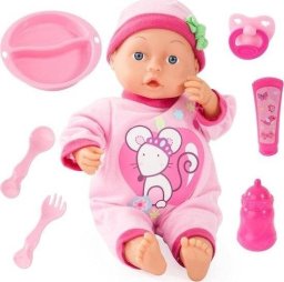 Lalka First Words Baby różowa z akcesoriami
