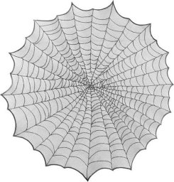Obrus pajęczyna 124cm