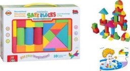 Klocki piankowe 58szt