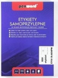 Etykiety samoprzylepne A4/100K 8x105x74mm