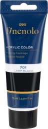 Farba akrylowa Finenolo 75ml czarna DELI