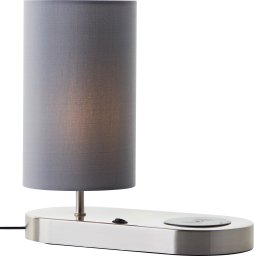 Table lamp BRILLIANT CLARIE TL1, 1xE14, 40W, phone charging function, 26x12x20cm