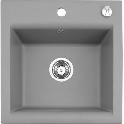 Sink BRENOR ESTEIN PREMIUM, gray, 50 x 50 cm