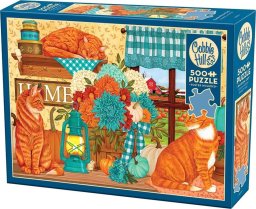 Puzzle 500 Pomarańczowe koty G3