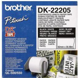  Brother DK-22205 (black on white)