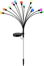 LAMPA SOLARNA TAŃCZĄCE NA WIETRZE KULECZKI KOLOROWE 12 LED 72CM