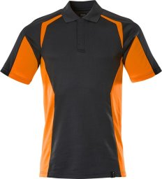 MASCOT Koszulka polo ACCELERATE SAFE (kolor ciemny granat/pomarańcz hi-vis, rozmiar 4XL)